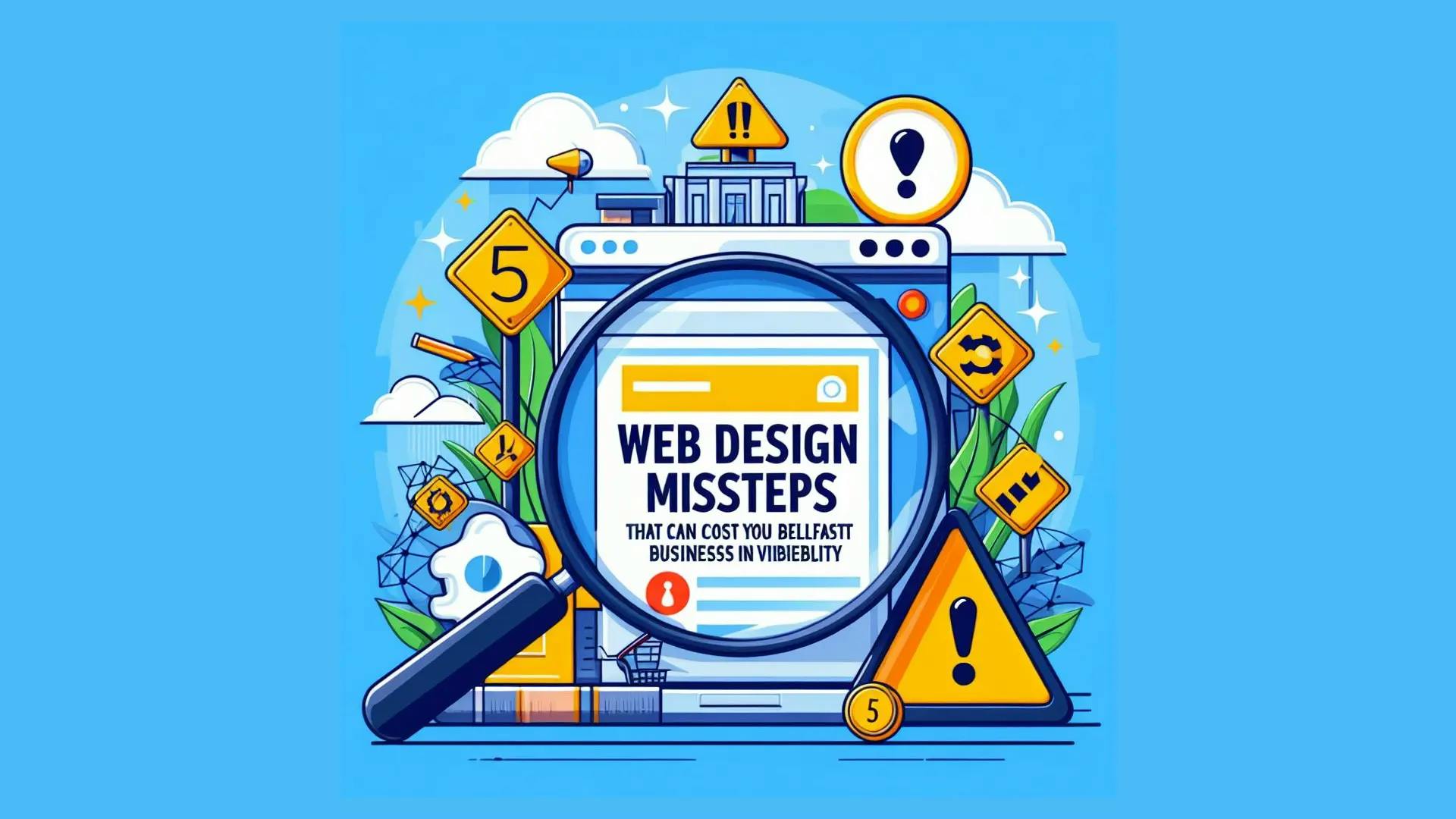 5 Web Design Missteps That Can Cost Belfast Businesses Online