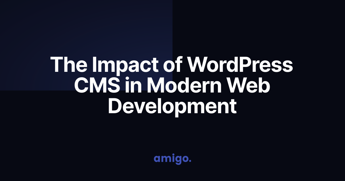 The Impact of WordPress CMS in Modern Web Development for SEO Success